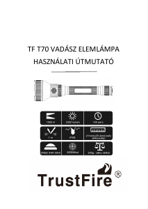Használati útmutató TrustFire T70 Zseblámpa