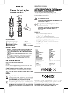 Manual Vonixx VX900LM10W Lanterna