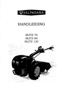 Handleiding Valpadana Blitz 120 Cultivator