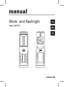 Manual Ledsavers 64373 Flashlight