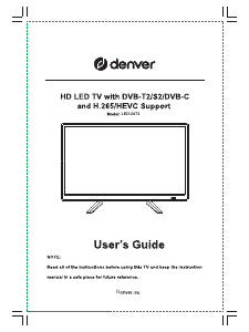 Manual Denver LED-2472 LED Television