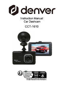 Instrukcja Denver CCT-1610 Action cam