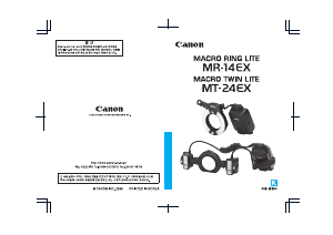 사용 설명서 캐논 MR-14EX 플래시