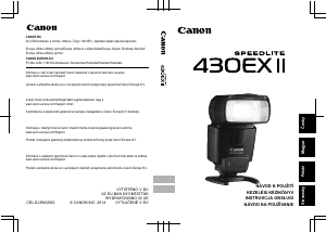 Instrukcja Canon Speedlite 430EX II Lampa błyskowa