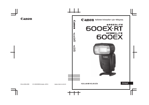 Kullanım kılavuzu Canon Speedlite 600EX Flaş