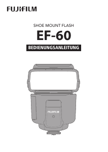 Bedienungsanleitung Fujifilm EF-60 Blitz