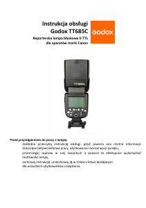 Instrukcja Godox TT685c (Canon) Lampa błyskowa