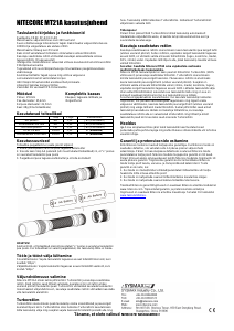 Kasutusjuhend Nitecore MT21A Taskulamp