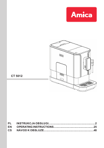 Manual Amica CT 5012 Coffee Machine