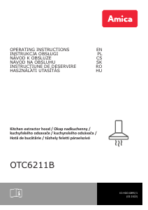 Manuál Amica OTC 6211 B Odsavač par