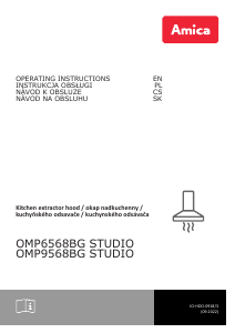 Instrukcja Amica OMP 9568 BG Studio Okap kuchenny