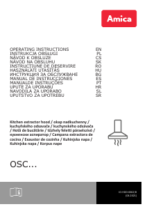Handleiding Amica OSC 6212 B Afzuigkap