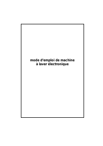 Mode d’emploi Wellington WML-5500TH Lave-linge