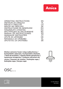 Manual Amica OSC 5212 B Hotă