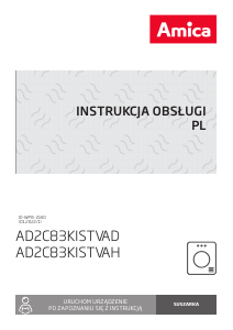 Instrukcja Amica AD2C83KISTVAD Suszarka