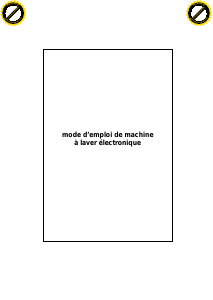 Mode d’emploi Wellington WT-606TRS Lave-linge