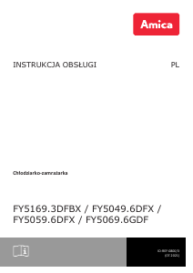Instrukcja Amica FY5059.6DFX Lodówko-zamrażarka
