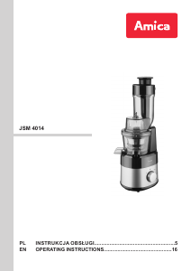 Manual Amica JSM 4014 Juicer