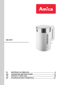 Manual Amica KD 3011 Kettle