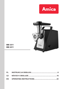 Manual Amica MM4011 Meat Grinder