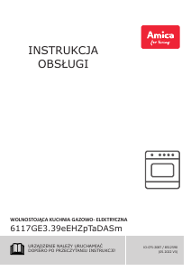 Instrukcja Amica 6117GET3.39HZpTaDA(Bm) Kuchnia