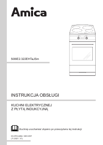 Instrukcja Amica 58IET2.322HTaJ(Bm) Kuchnia