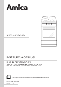 Instrukcja Amica 57IED3.325HTaDp(Bm) Kuchnia