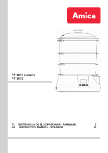 Handleiding Amica PT 3011 Lunaris Stoomkoker