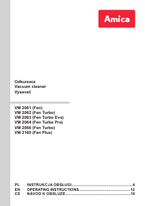 Handleiding Amica VM 2160 Fen Plus Stofzuiger