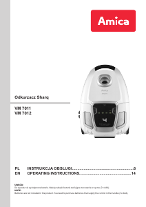 Instrukcja Amica VM 7012 Sharq Odkurzacz