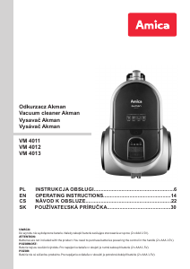 Instrukcja Amica VM 4012 Akman Odkurzacz