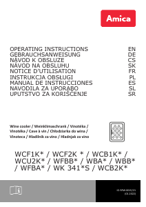 Manual de uso Amica WCF2K30B16.1 Vinoteca