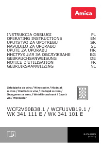 Bedienungsanleitung Amica WCF1V30B19.1 Weinklimaschrank