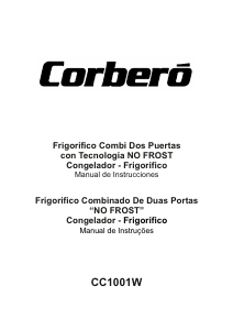 Manual de uso Corberó CC1001W Frigorífico combinado