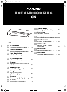 Manuale Dometic CK500 Cappa da cucina