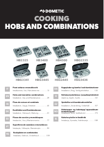 Manual Dometic HB2325 Hob