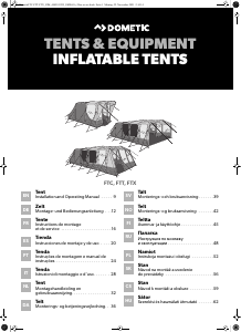 Руководство Dometic FTT 401 Палатка