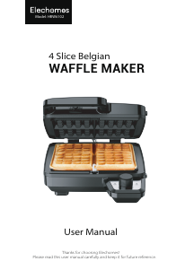 Manual Elechomes HRW6102 Waffle Maker