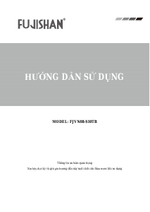 Hướng dẫn sử dụng Fujishan FJVN08-S10TB Máy rửa chén