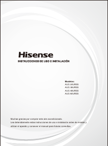 Manual de uso Hisense AUC-60UR5S Aire acondicionado