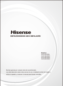 Manual de uso Hisense AUD-24UX5SL Aire acondicionado