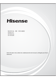 Manual de uso Hisense RT33D6AAE Frigorífico combinado