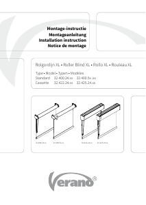 Handleiding Verano XL 400 Rolgordijn