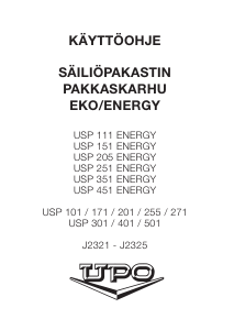 Käyttöohje UPO USP151 Pakastin