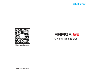 Manuale Ulefone Armor 6E Telefono cellulare