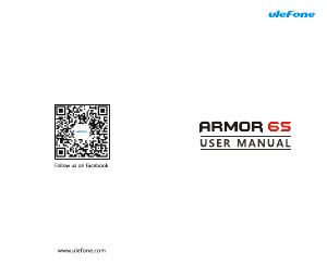Manual de uso Ulefone Armor 6S Teléfono móvil