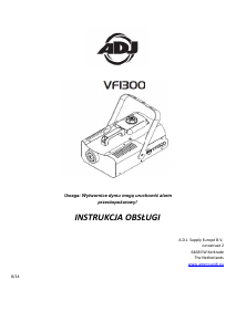 Instrukcja American DJ VF1300 Wytwornica dymu