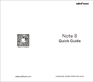 Manuale Ulefone Note 8 Telefono cellulare