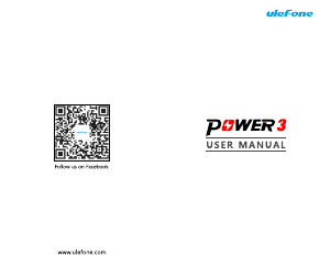 Manual de uso Ulefone Power 3 Teléfono móvil