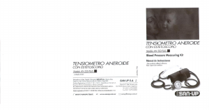 Manual de uso San-Up AN 550 Plus Aneroide Tensiómetro